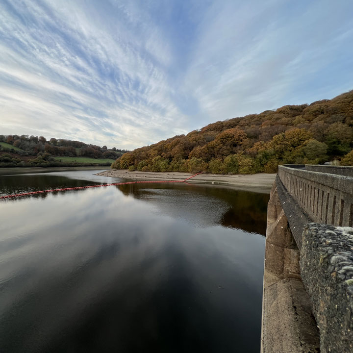 Clatworthy Reservoir in Somerset