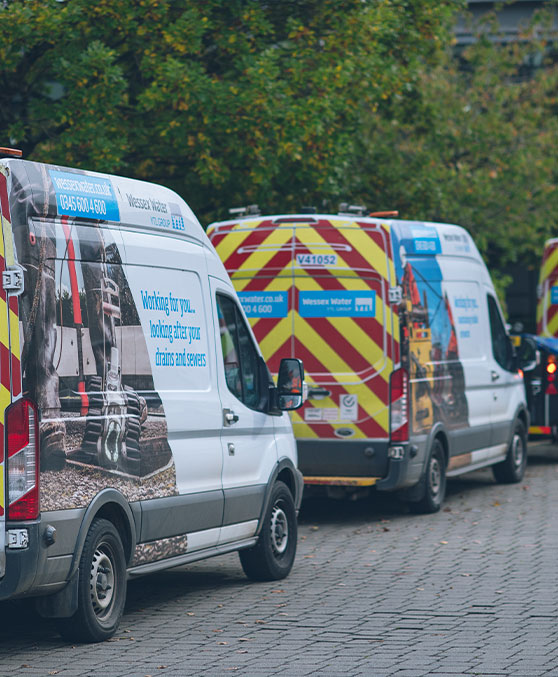 Wessex Water vans