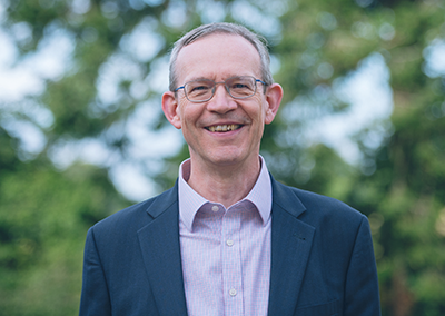 Portrait photo of executive director Andy Pymer